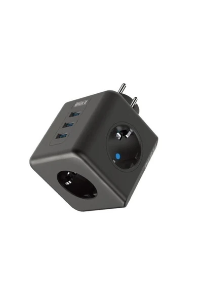 Airstorr Fulltech Termal Akım Korumalı, Isıya Dayanıklı Çoklu Piriz, 3x Usb Ftr-09 - 2