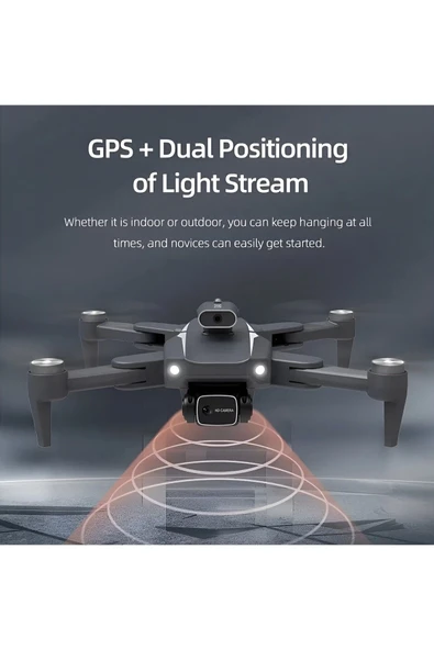 Airstorr Drone 968 Lazer Sensör Optik Akış Önleme HD Çift Kamera Fırçasız Motor Profesyonel Drone. - 2