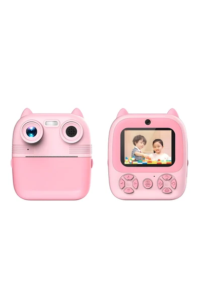 MEGAMUS Çocuklar için anında baskı 1080p Hd Mini kamera GamesToys şarj edilebilir fotoğraf kağıdı