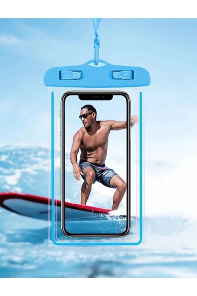 MEGAMUS Su Geçirmez Waterproof Telefon Kılıfı Uyumlu Deniz Havuz Altı için Askı