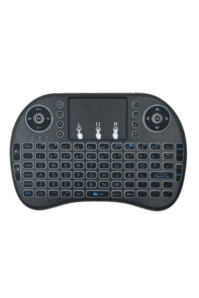Airstorr Mini kablosuz klavye tek el klavye 2.4G USB kablosuz klavye - 3