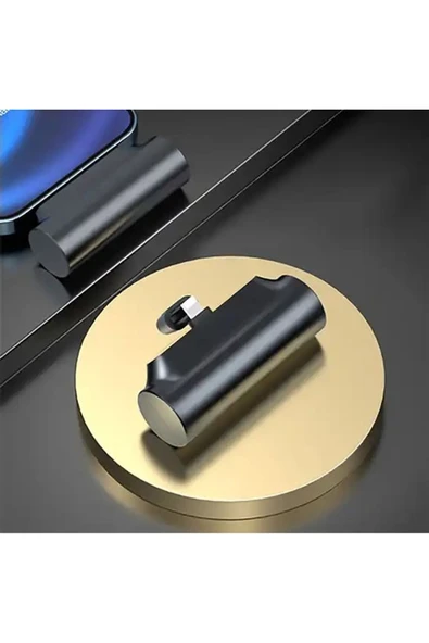 MEGAMUS Iphone Özel Taşınabilir Kurtarıcı Powerbank 5000mAh Lightning Girişli Güç Bankası