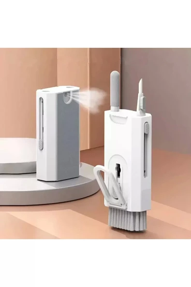 MEGAMUS 7'si 1 Arada Çok Fonksiyonlu Klavye Kulaklık Telefon Bilgisayar Monitör İçin Temizleme Kiti