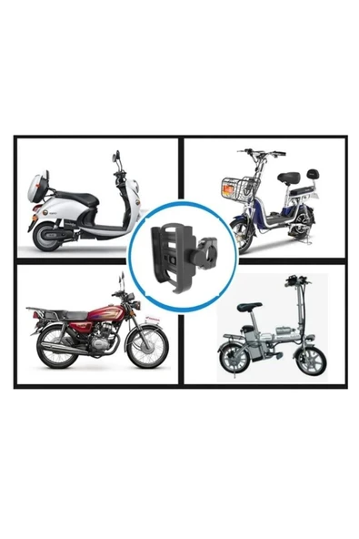 Airstorr Aırtsorr A Kalite METAL GİDON Bağlantılı Motosiklet Bisiklet Scooter Telefon Tutucu Navigasyon - 2