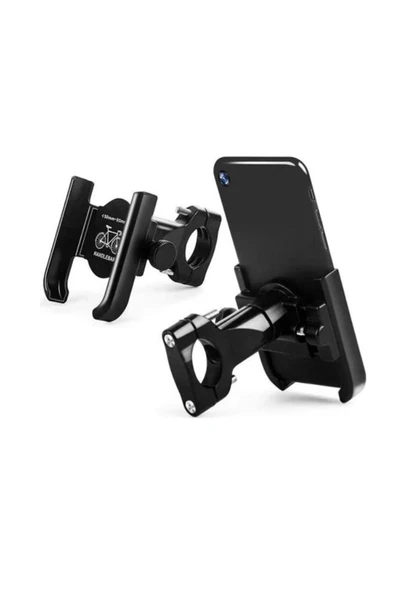 MEGAMUS AKalite Metal Gidon Bağlantılı Motosiklet Bisiklet Scooter Telefon Tutucu Navigasyon Ayarli