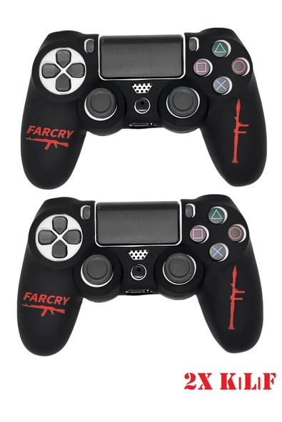 Airstorr Playstation 4 Desenli Renkli Kol Koruyucu Silikon Kılıf Ps4 Kol Kılıfı