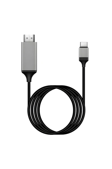 MEGAMUS Type-C HDMI USB 3.1 uyumlu adaptör kablosu HDTV 30Hz 4K USB-C kablo PC için monitör