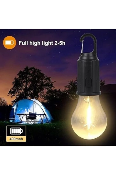 Airstorr Çadırlar ve Piknik Için Şarj Edilebilir Kamp Işığı, Retro LED Kamp Çadırı Feneri 3 Aydınlat