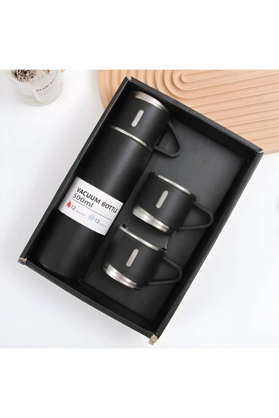 MEGAMUS Vakum Paslanmaz Çelik Termos Bardak Açık Sıcak Su Termal Termos Ofis Iş Tarzı Termos Şişe ürün görseli