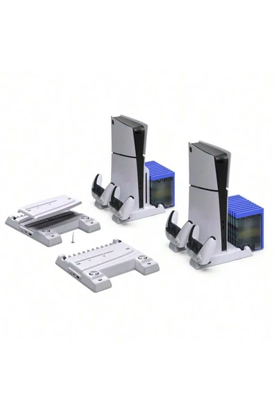 Airstorr 3537b Çok İşlevli Isı Dağıtma Şarj Yerleştirme İstasyonu Disk Depolama Rafı Ps5/ps5 Slim Konsolu