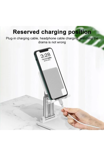 MEGAMUS Esnek Katlanabilir Taşınması Kolay Telefon Tablet tutucu stand - 2