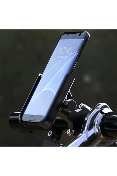 Airstorr Aırtsorr AKalite Metal Gidon Bağlantılı Motosiklet Bisiklet Scooter Telefon Tutucu Navigasyon Ayarla