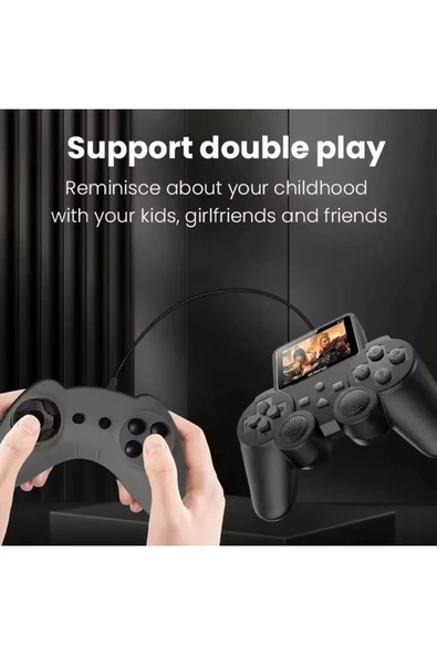 Airstorr S10 8 Bit Retro el Gamepad oyun konsolu 2.4 inç dahili 520 Video AV çıkışı oyunlar - 3