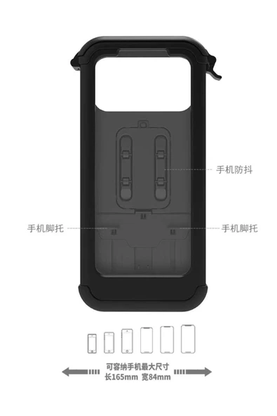MEGAMUS Ayarlanabilir alüminyum alaşımlı 360 dönen motosiklet ayna için telefon tutucusu MTH3 - 2