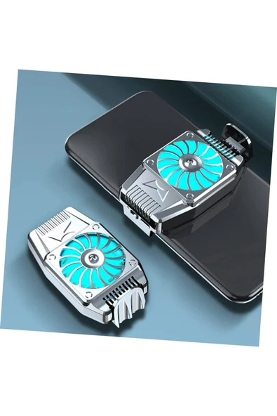 Airstorr Telefonlar için kablolu/kablosuz magesafeli göstergeli şarjlı şarjsız pubg oyun telefon soğutucular - 2