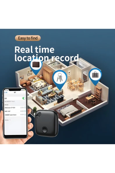 MEGAMUS Bluetooth akıllı GPS bulucu anti-kayıp iTag yaşlı çocuklar için anahtar cüzdan evcil bulucu - 4