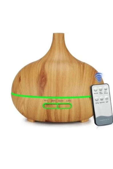 Airstorr Aroma Difüzörü Buhar Ultrasonik 7 Renk Led Işıklı Aromatikodakokusu Havanemlendirici 550 Ml