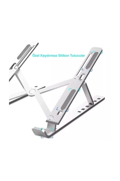 Airstorr Macbook Laptop Bilgisayar Standı Notebook Özel Yükseltici Stand Tablet Tutucu Ayarlı Metal Airstorr - 2