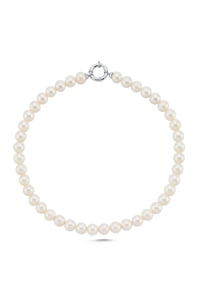 9,5 mm Gemici Kilit Doğal İnci Kolye - Resim 8