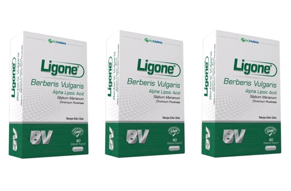 Ligone Berberis Vulgaris 60 Kapsül 3 Adet