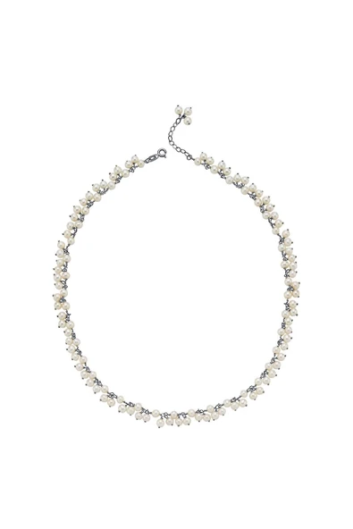 Kadın Sallantılı Doğal Kültür İncisi Kolye - Resim 4