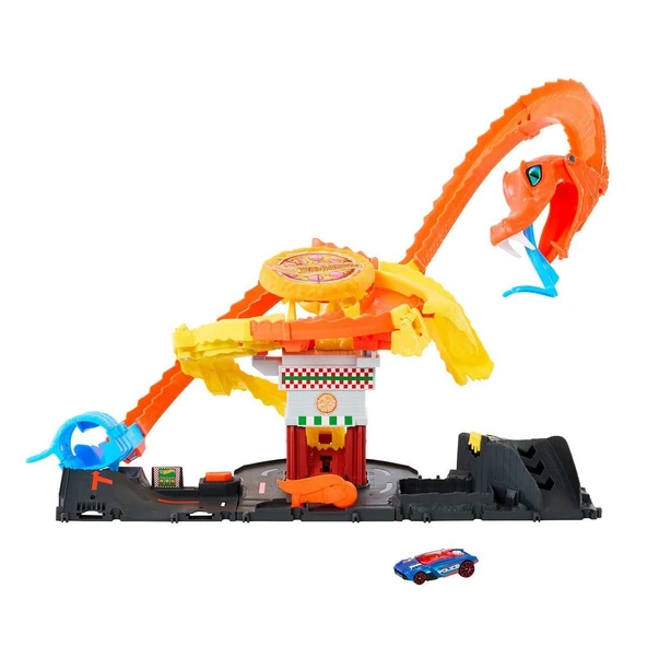 HTN81 Hot Wheels Pizza Dükkanında Kobra Macerası Oyun Seti - 2