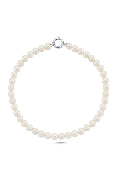 9,5 mm Gemici Kilit Doğal İnci Kolye - Resim 5