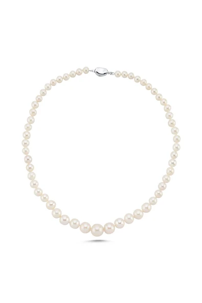 12,5 mm Süzme İnci Kolye - Resim 6