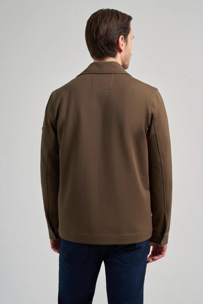 Vizon Armürlü Bebe Yaka Kendinden Pamuklu Garnisiz-Biyesiz Standart Fit Mont 1007245163 - 5