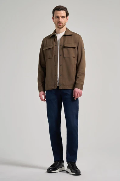 Vizon Armürlü Bebe Yaka Kendinden Pamuklu Garnisiz-Biyesiz Standart Fit Mont 1007245163 - 2