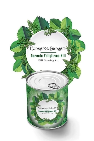 BUFFER® Konserve Bahçem Evde Konservede Dereotu Yetiştirme Kiti Aparatı - 2