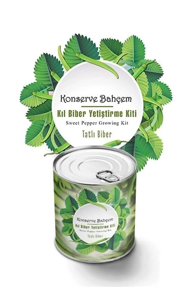 BUFFER® Konserve Bahçem Evde Konservede Tatlı Sivri Biber Yetiştirme Kiti - 2