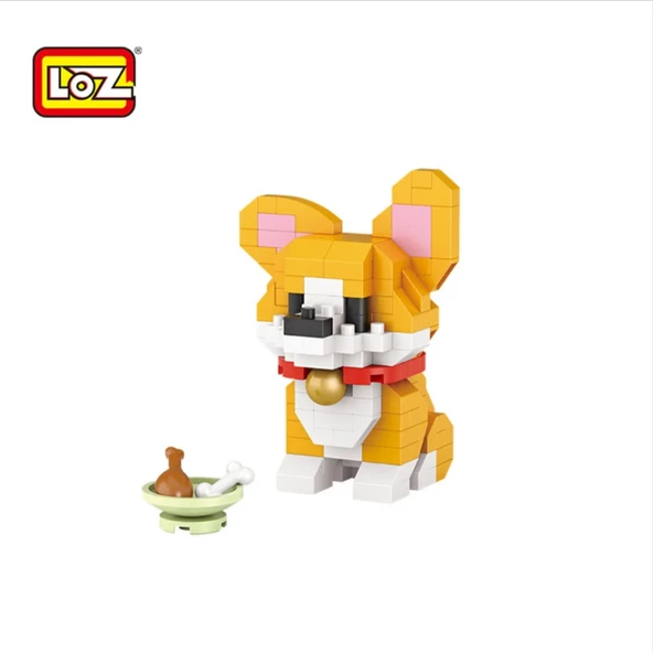 160 Parça Mikro Bloklar Corgi Köpek 10+ Yaş