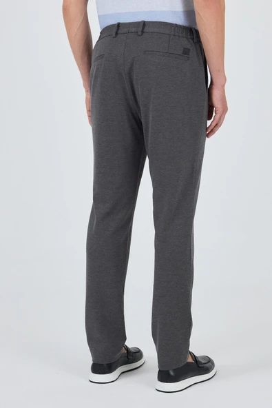Gri Esnek Yandan Cepli Casual Slim Fit Jogger Pantolon 1003250156 - 5