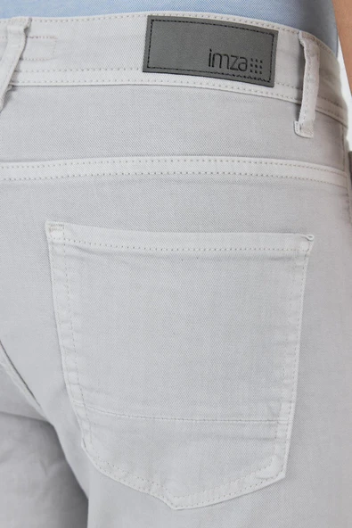 Taş Rengi Pamuklu 5 Cep Casual Slim Fit 5 Cep Pantolon 1003250318 - 5