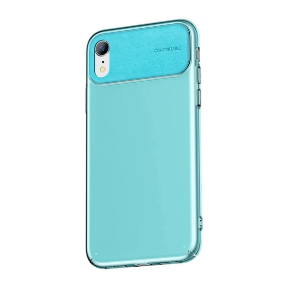Baseus  Comfortable Series Apple iPhone Xr Kılıf WIAPIPH61-SS Açık Mavi