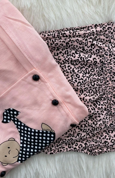 Kadın Emzirme Özellikli Lohusa Pijama Takımı Nice Mood - 8775