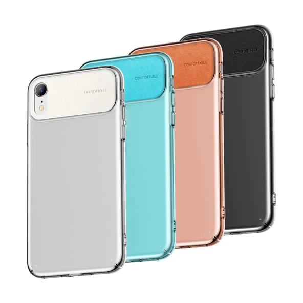 Baseus Comfortable Series Apple iPhone Xr Kılıf WIAPIPH61-SS Açık Mavi - 4