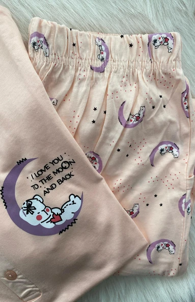 Kadın Over Sleep Uzun Kol Pijama Takımı Over Sleep - 928 - 3