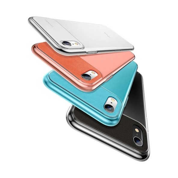 Baseus Comfortable Series Apple iPhone Xr Kılıf WIAPIPH61-SS Açık Mavi - 3
