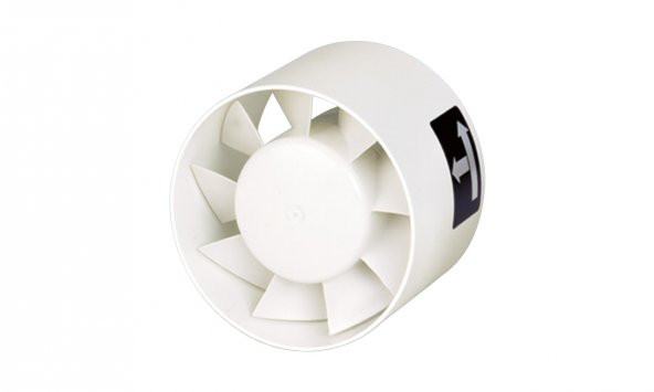 Soler & Palau TDM 200 Aksiyel Fan 200 m³/h  Ø125mm Aşırı Isınmaya Karşı Korumalı Duvar İçine Monte Edilebilir Güçlü Sessiz Fan
