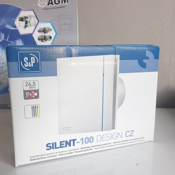 Silent Design Banyo WC Fanı 100lük sessiz Soler&Palau Silent 100 CZ Design Havalandırma Fanı Çok Renkli Değişen Renkli Sp Soler Palau - 6
