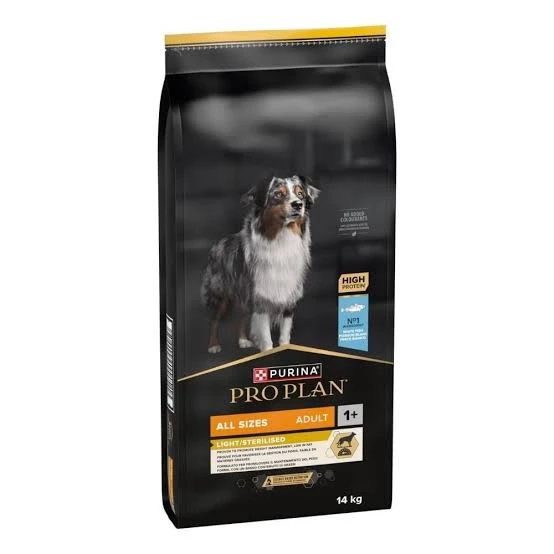 Pro Plan All Size Beyaz Balıklı Kısır light Yetişkin Köpek Maması 14 kg