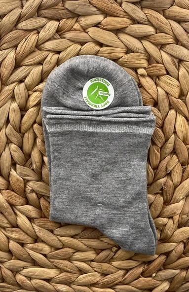 Kadın Bambu Bileği Simli Kolej Çorabı 6 Çift Slayt - 4