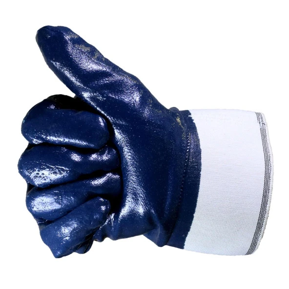 Handy HN-72 Nitril Kaplı Petrolcü İş Eldiveni İnşaat Sanayi Eldiven XL (1 ÇİFT) - 4