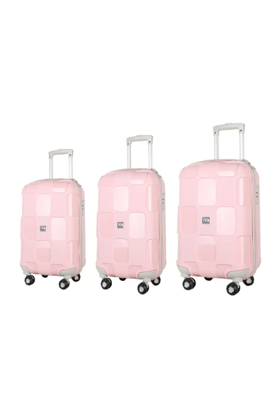 Ivs Unisex Kilitli Dayanıklı Valiz Büyük - Orta - Kabin Boy Seyahat Çantası - 2