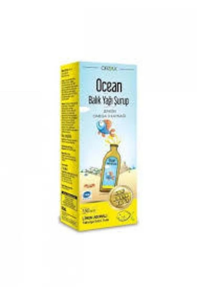 Omega 3 Limonlu Balık Yağı Şurubu 150 ml