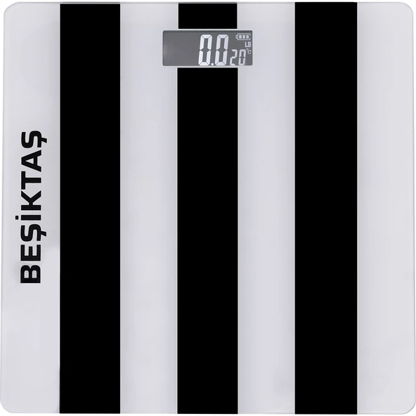Beşiktaş Lisanslı Taraftar Dijital Baskül LK-PCB20001-BJK