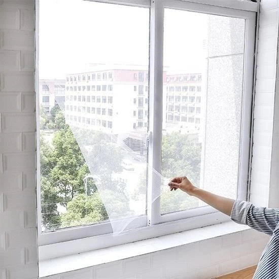 BUFFER® Tüm Cam Pencere Kapılara Uyumlu Çift Kanat Pencere Sinekliği - 2