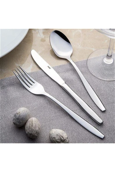 Nehir Sahra Sade Tatlı Çatal 12 Parça - Resim 2